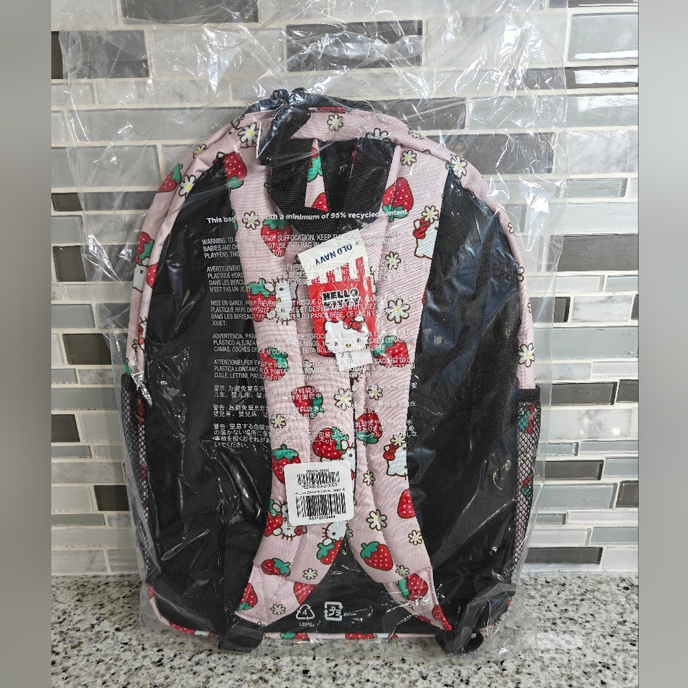 Old navy Hello Kitty Canvas Backpack for Girls (Pink) - Picture 4 of 6